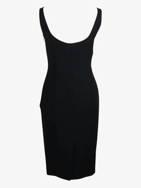 Moschino Pre-Owned vestido con cuello desbocado