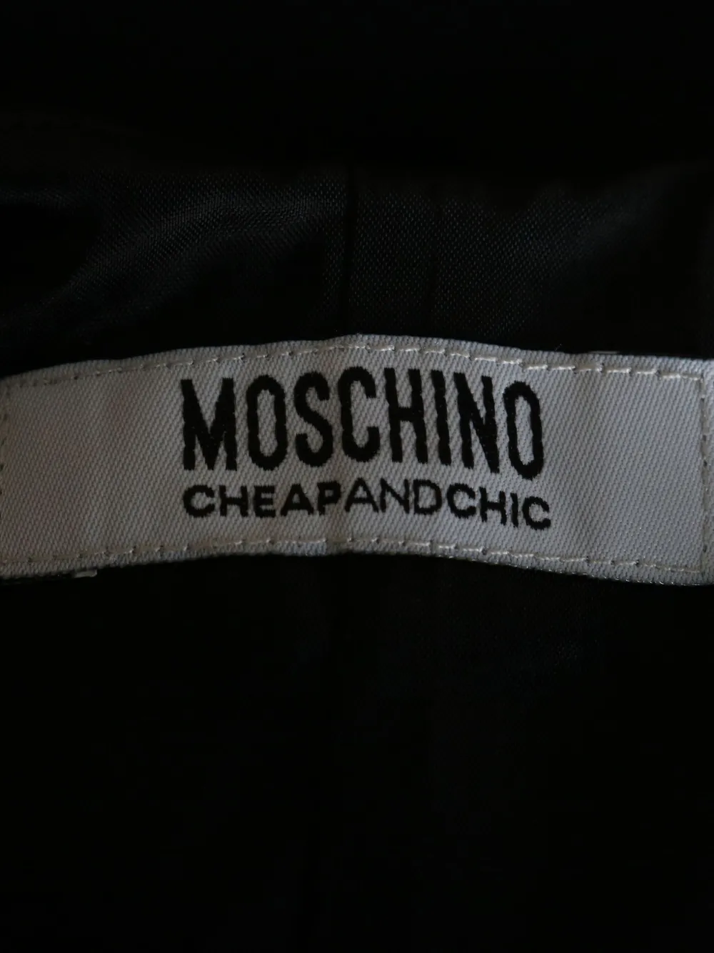 Pre-owned Moschino Cowl-neck Dress In Black