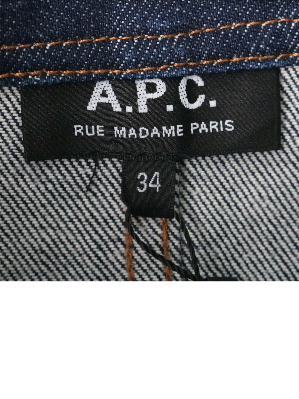 Pre-owned Apc Denim Skirt In Blue