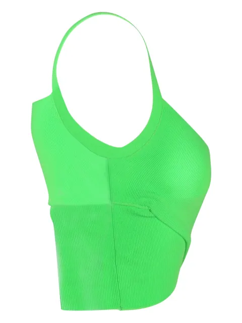 MSGM ribbed-knit sleeveless top