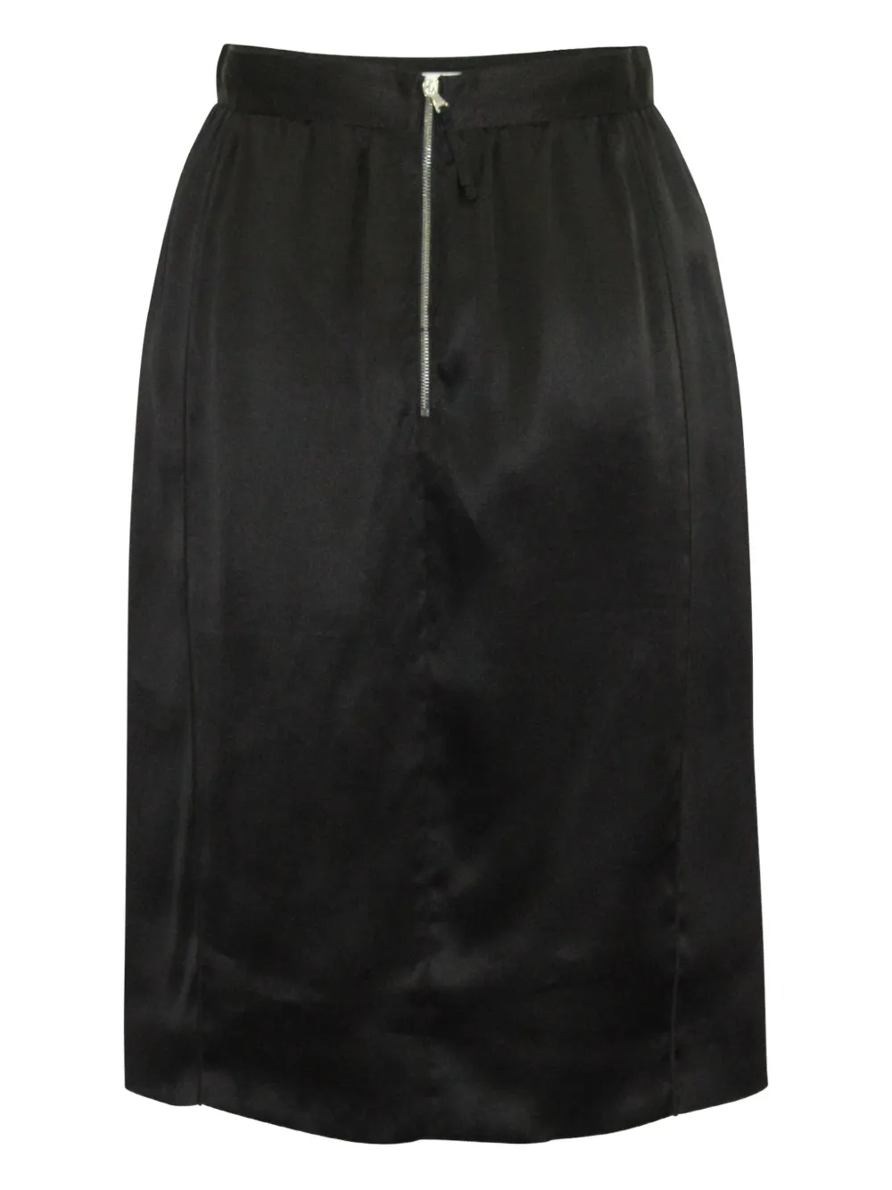Dolce & Gabbana Pre-Owned high-waisted silk skirt - Zwart
