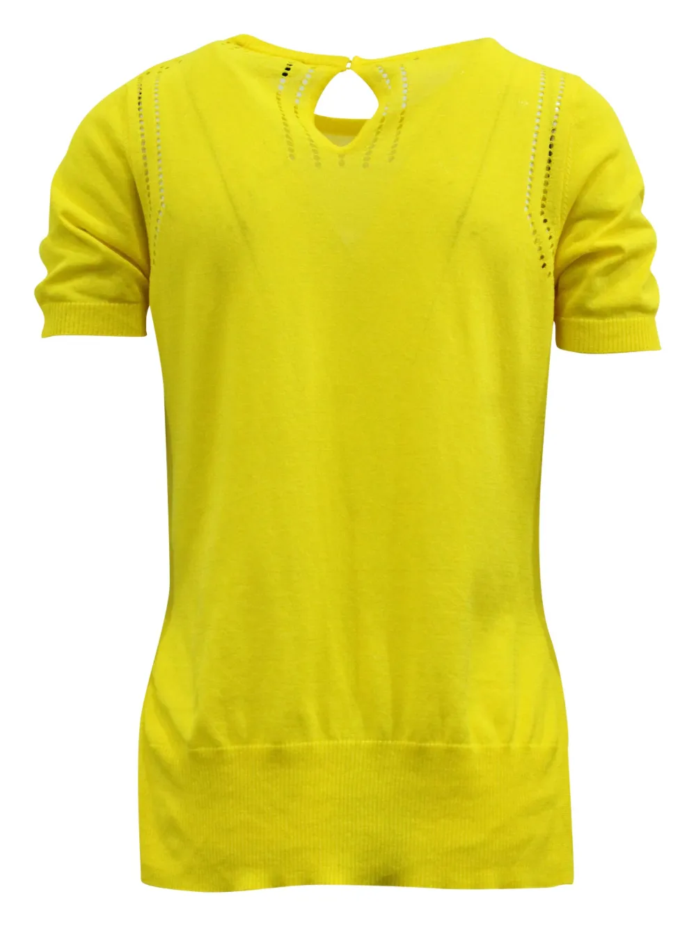Rochas Vintage knitted logo-patch top | Image 2