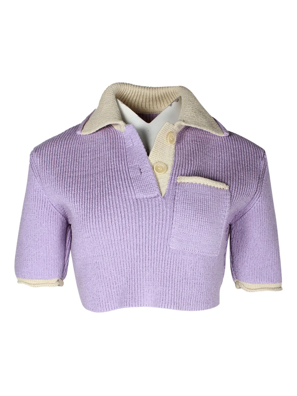 Jacquemus Pre-Owned Le Polo Maille top | Purple | Image 1