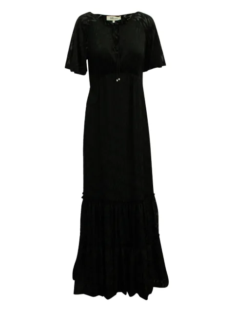 DVF Diane von Furstenberg short-sleeved tiered dress