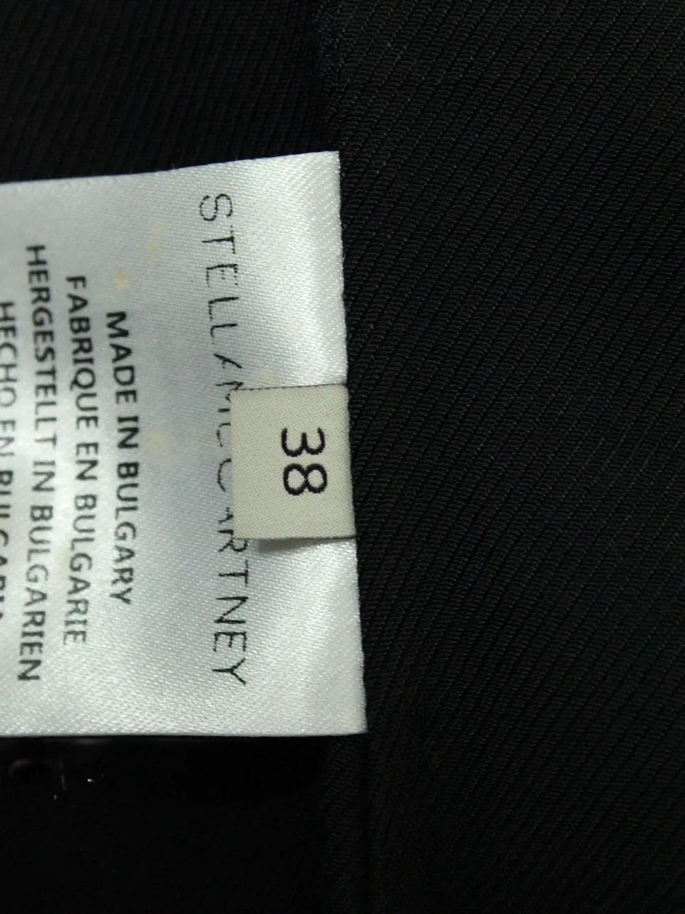 Pre-owned Stella Mccartney Notched-lapel Coat In Blue