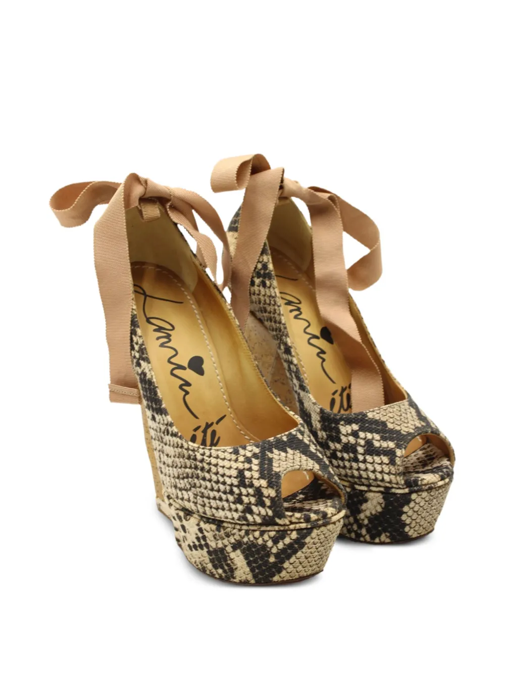 Lanvin Pre-Owned platform wedge pumps | Image 2