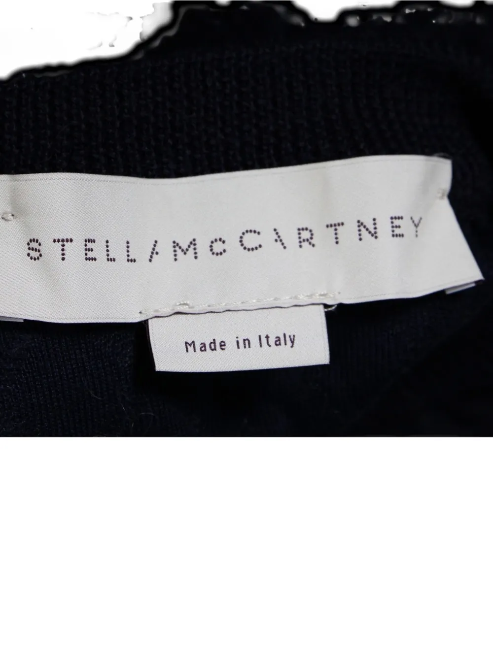 Pre-owned Stella Mccartney Quilted Eagle-embroidered Sweater In Blue