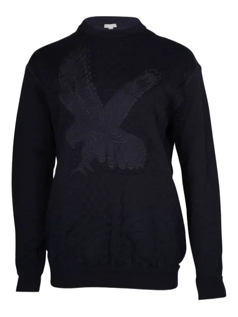 Stella McCartney Pre-Owned quilted eagle-embroidered sweater