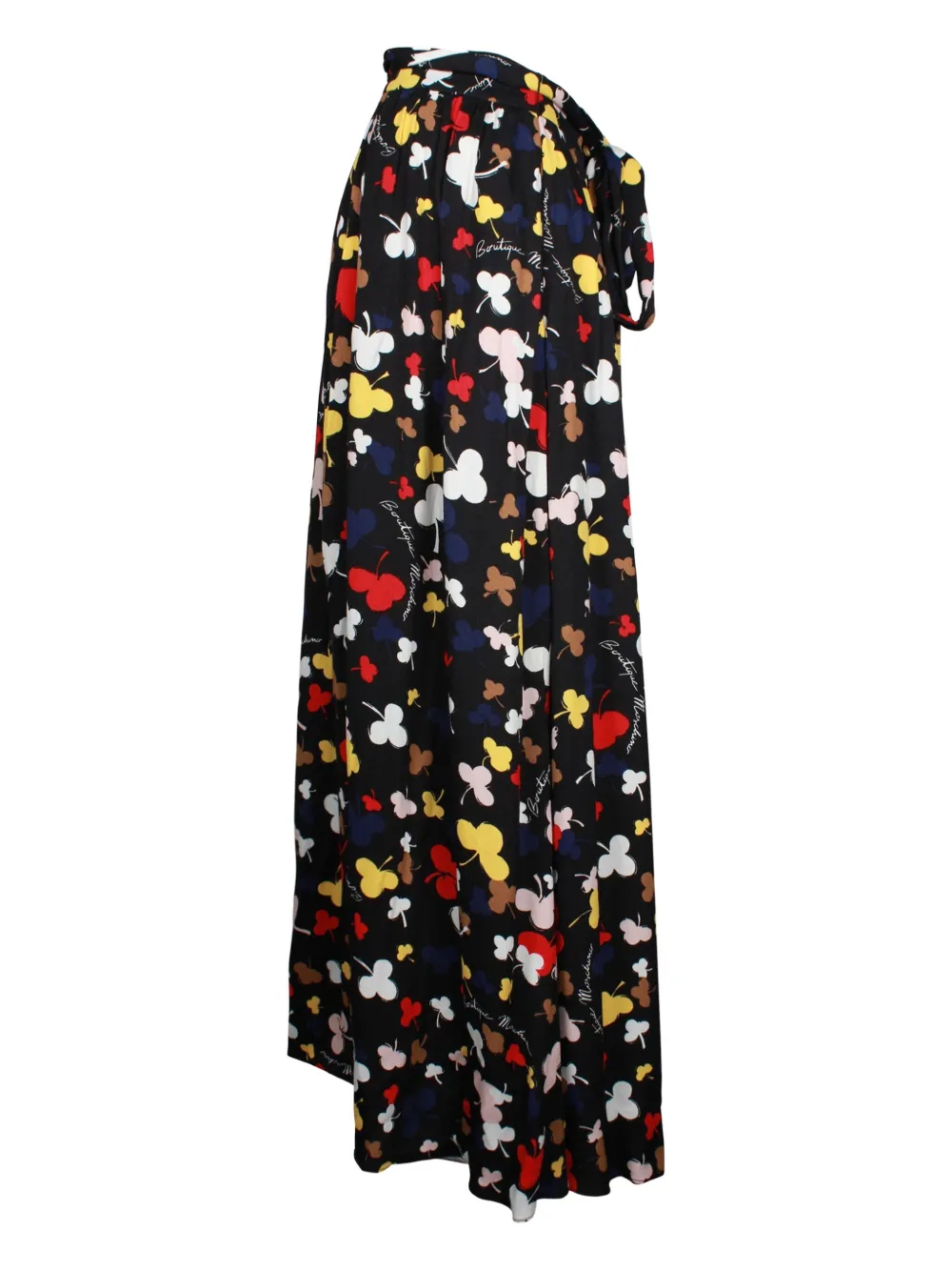Moschino Pre-Owned Maxi-rok met bloemenprint - Zwart