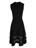 Jason Wu lace-insert A-line dress - Black