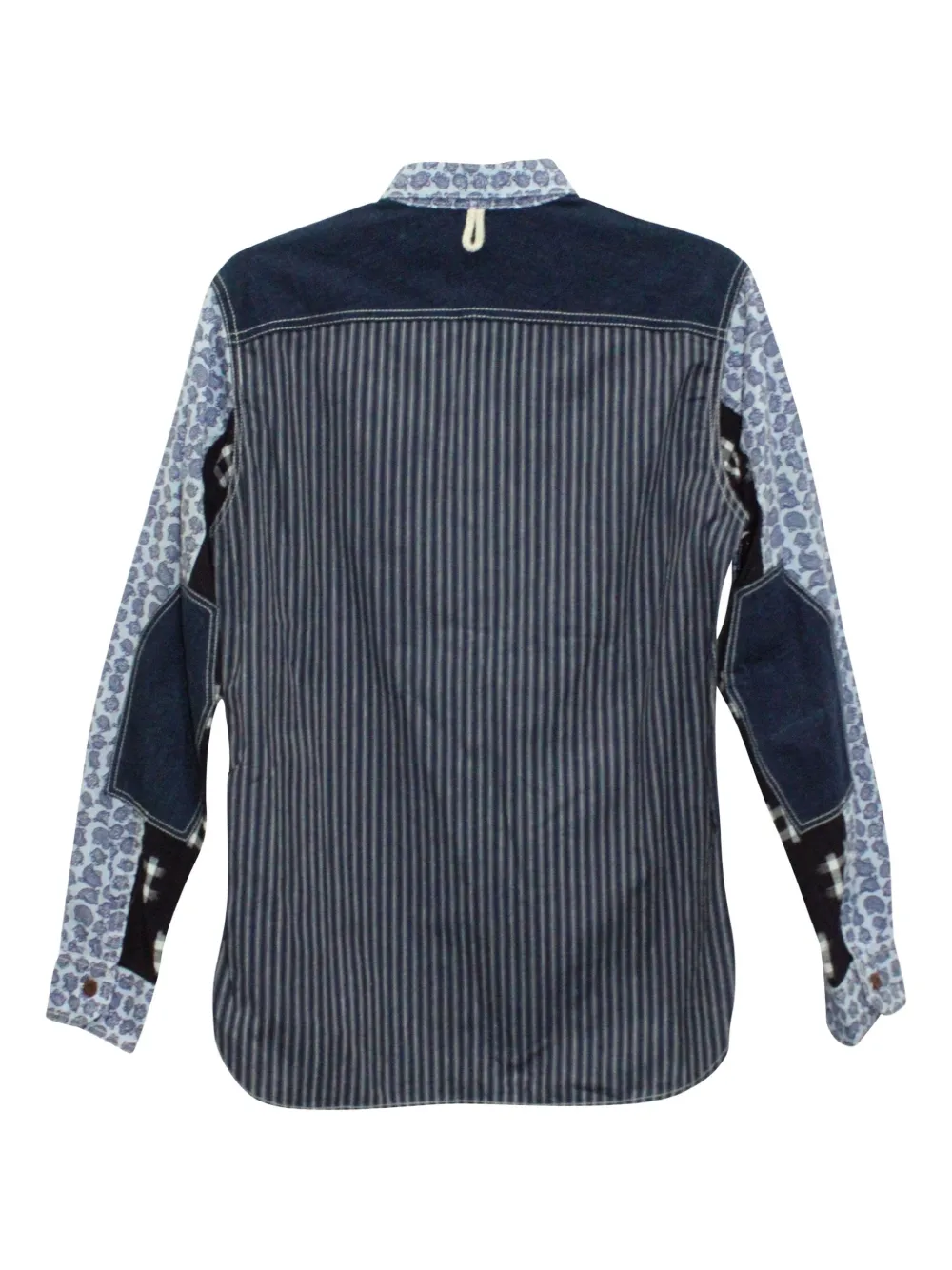 Junya Watanabe MAN Camicia con inserti denim | Image 2