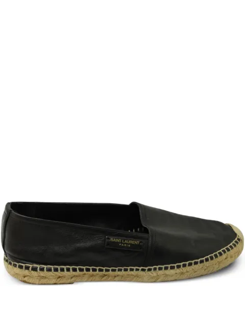 Saint Laurent Pre-Owned leather espadrilles