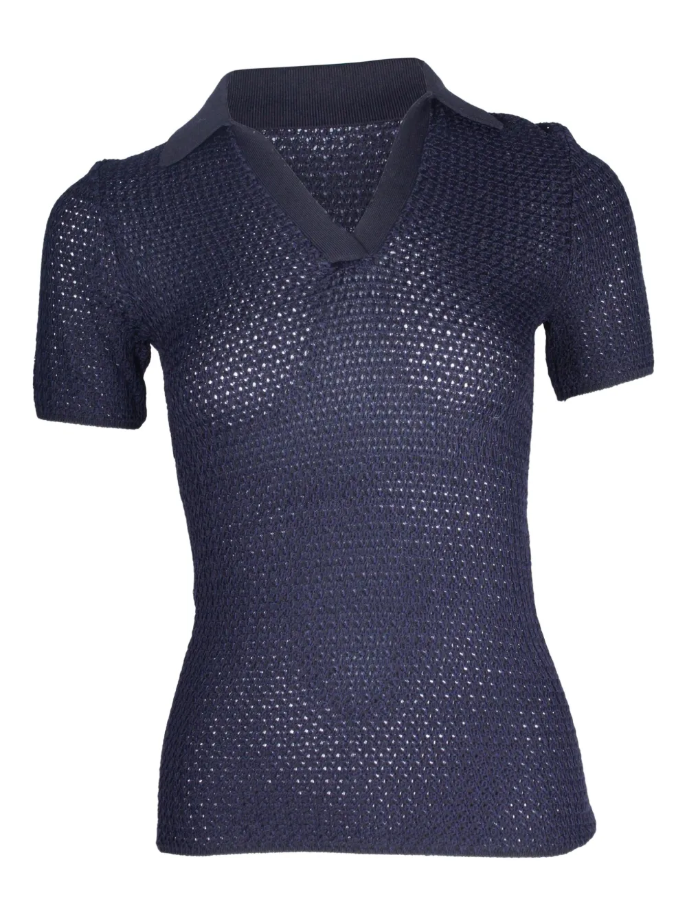 Pre-owned Dion Lee Basket-weave Top In Blue