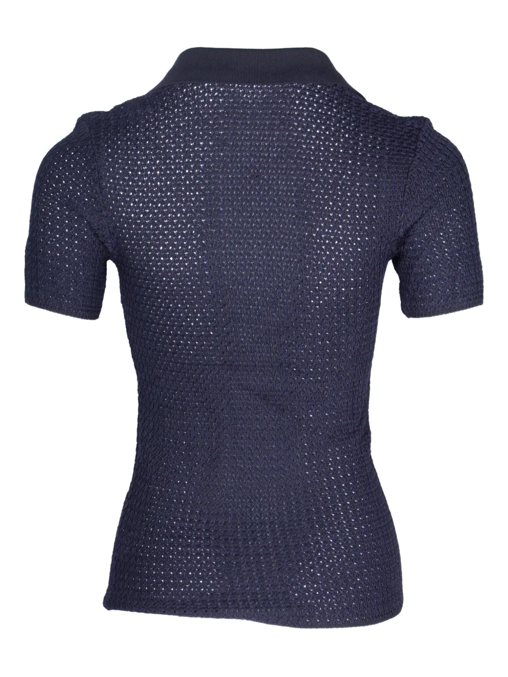 Pre-owned Dion Lee Basket-weave Top In Blue