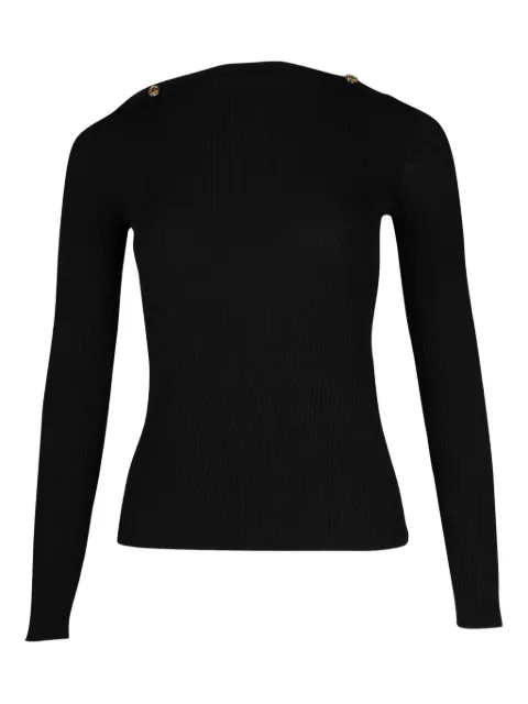 Max Mara ribbed boat-neck top
