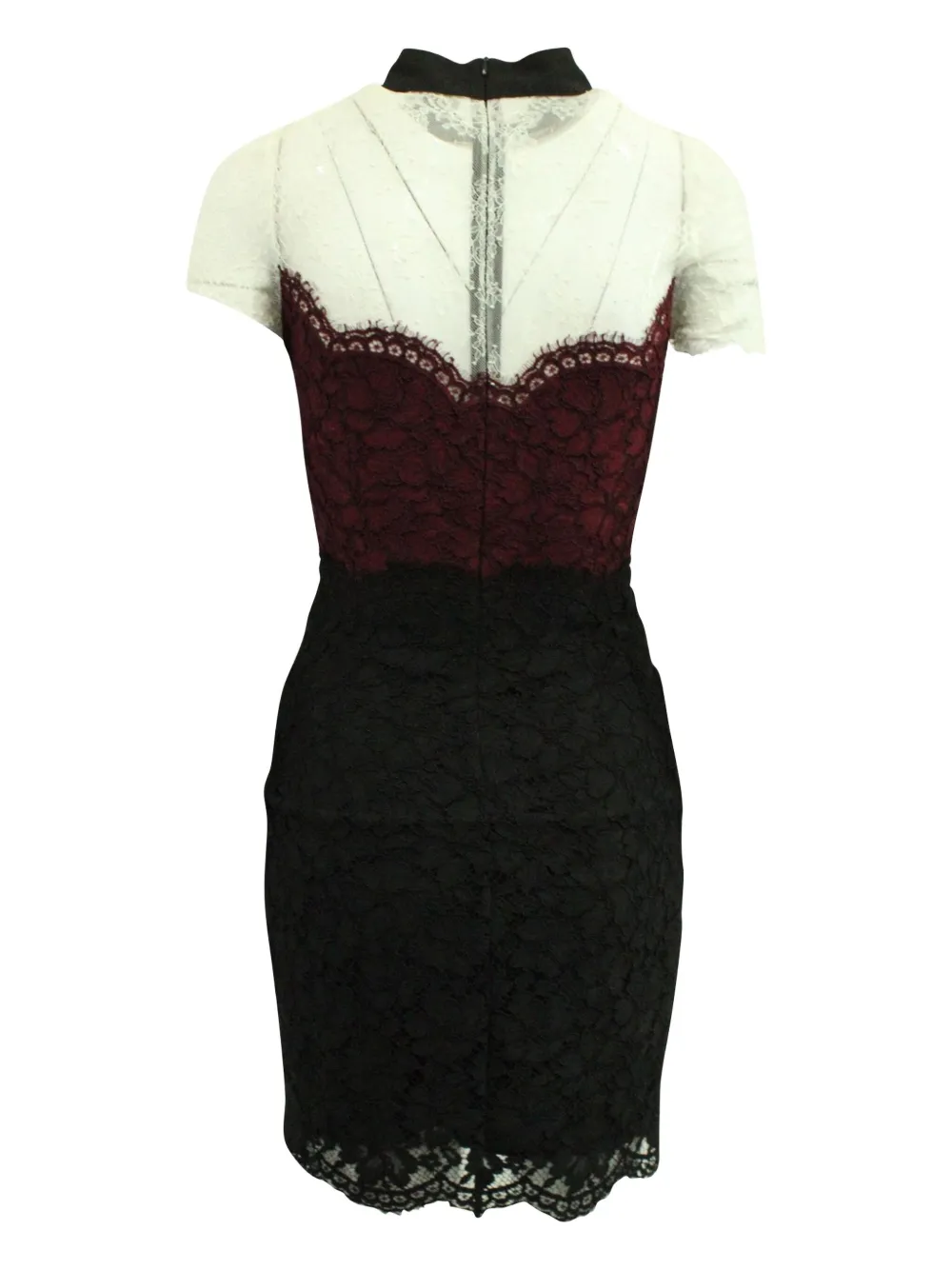 SANDRO laced dress - Zwart