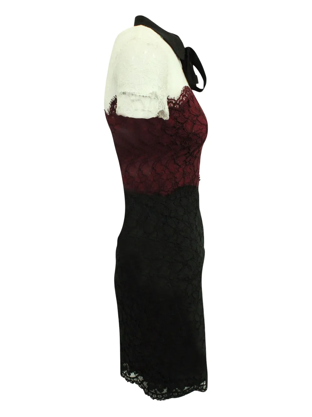 Pre-owned Sandro Laced Dress In Black