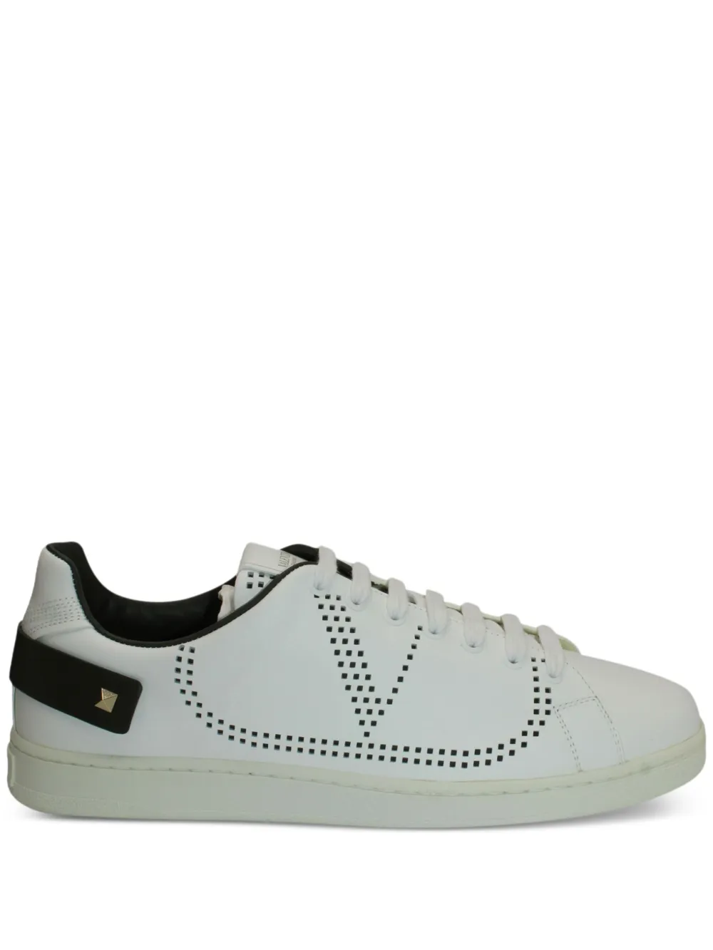 Valentino Garavani Pre-Owned ロックスタッズ スニーカー - ホワイト Valentino Garavani Pre-Owned ロックスタッズ スニーカー - ホワイト