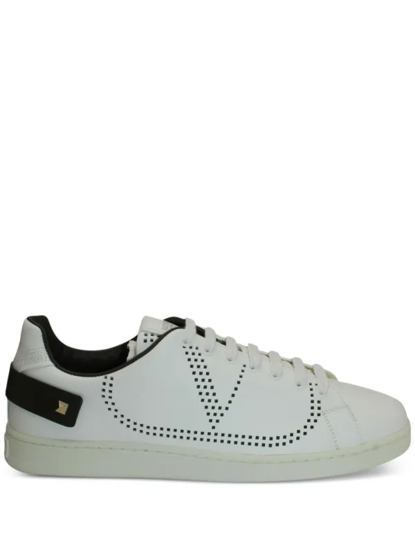 Valentino Garavani Pre-Owned Backnet Rockstud-detail Sneakers White  FARFETCH IN