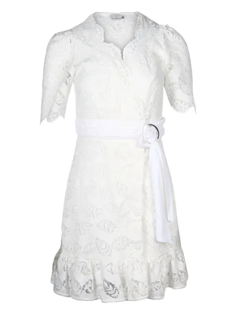 SANDRO broderie anglaise pleated dress