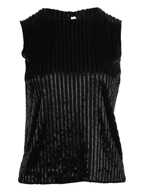 DVF Diane von Furstenberg beaded sleeveless top