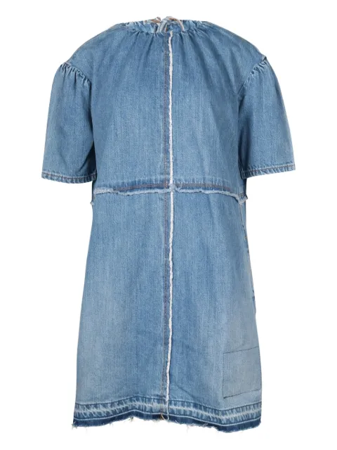 Marc Jacobs Vintage denim raw-edge dress