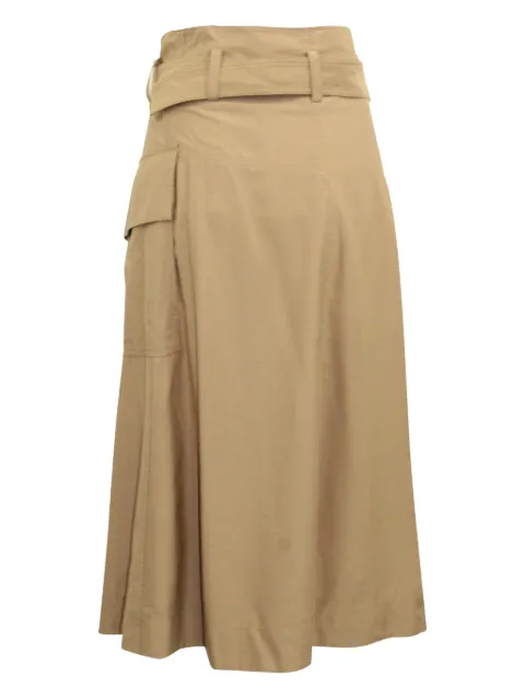 Vince high-waisted belted skirt
