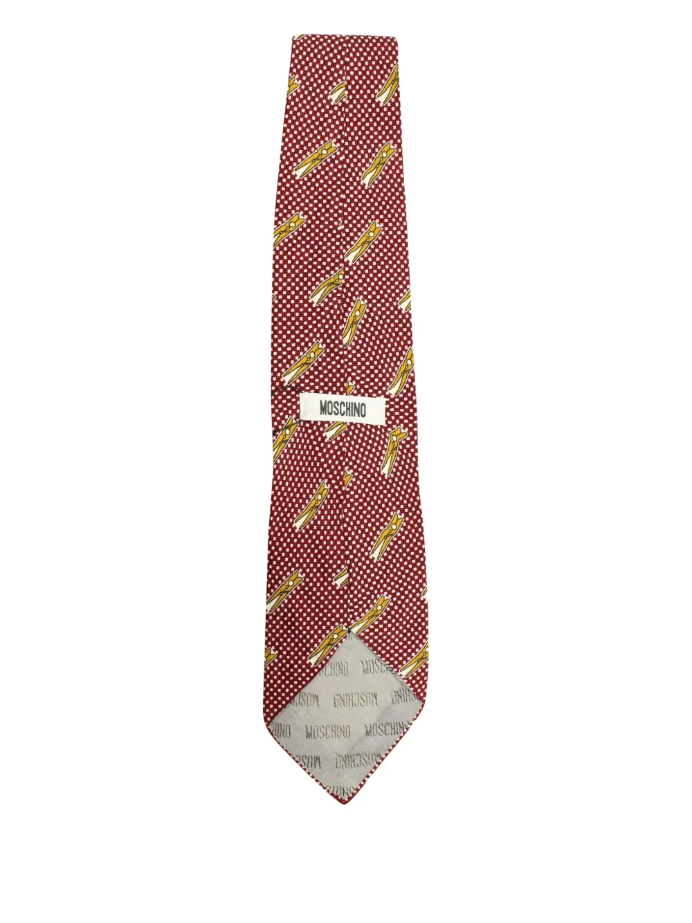 Moschino Pre-Owned clip-print silk tie | Image 2