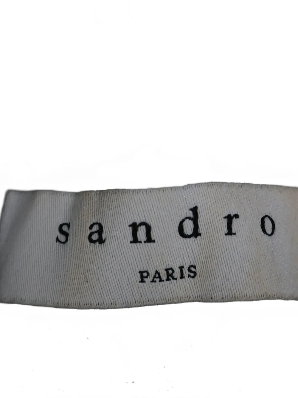Pre-owned Sandro Beria Short Sleeve Dress In Blue