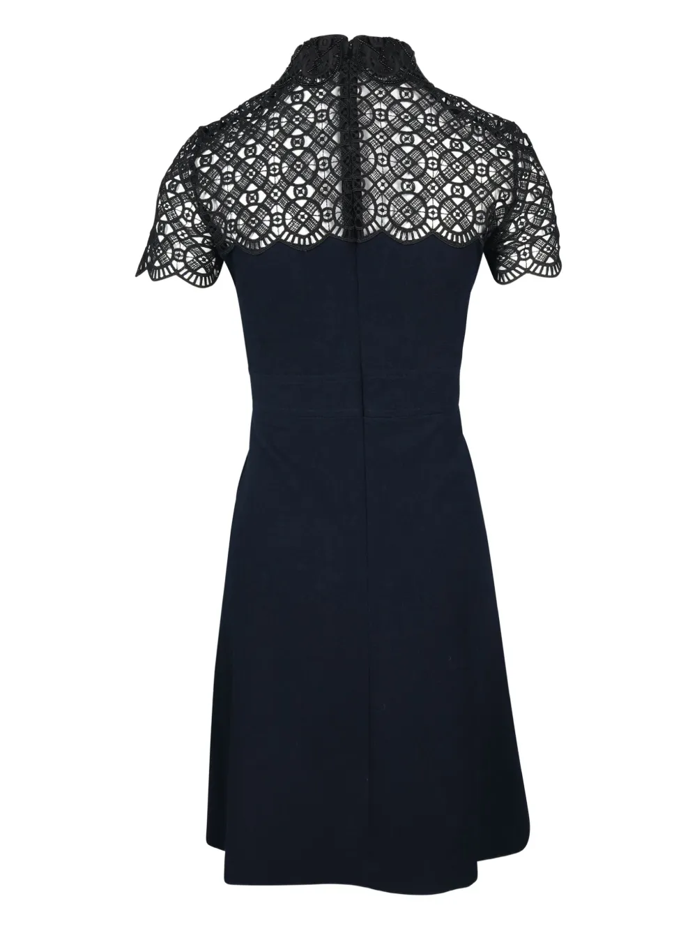SANDRO Beria short sleeve dress - Blauw