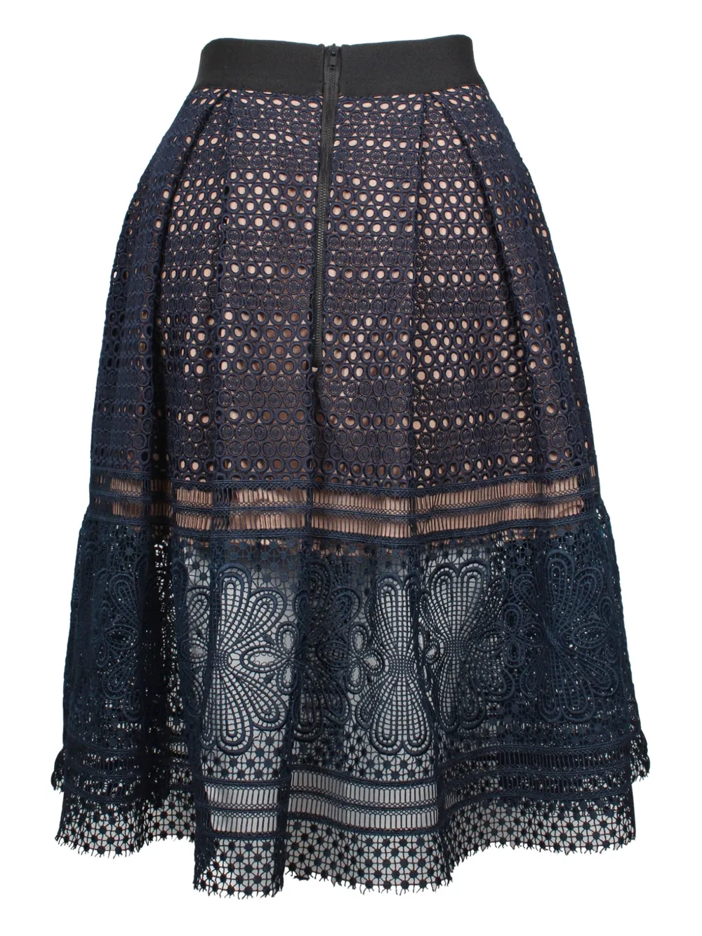 Self-Portrait Sofia pleated lace midi skirt | Image 2