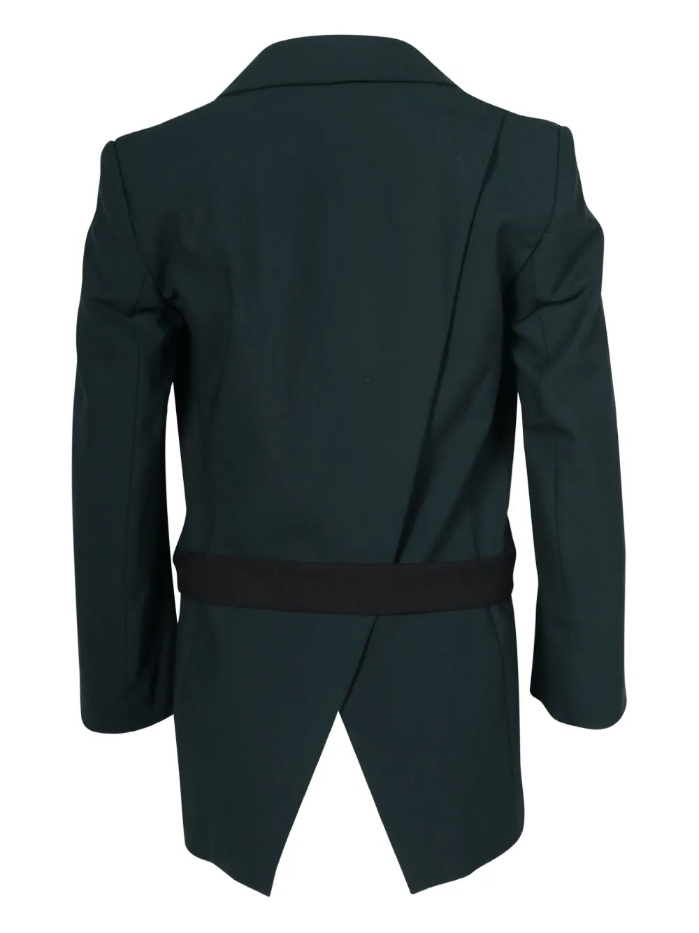 Pre-owned Dion Lee Two-toned Blazer In Green