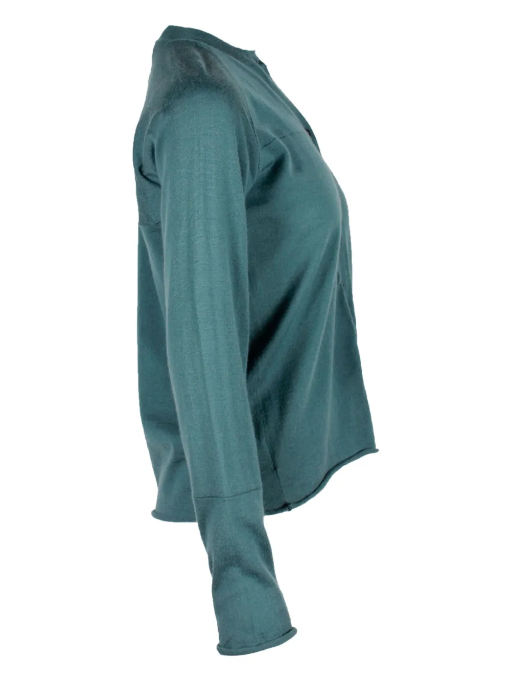 Pre-owned Marni Round-neck Buttoned Cardigan In Blue