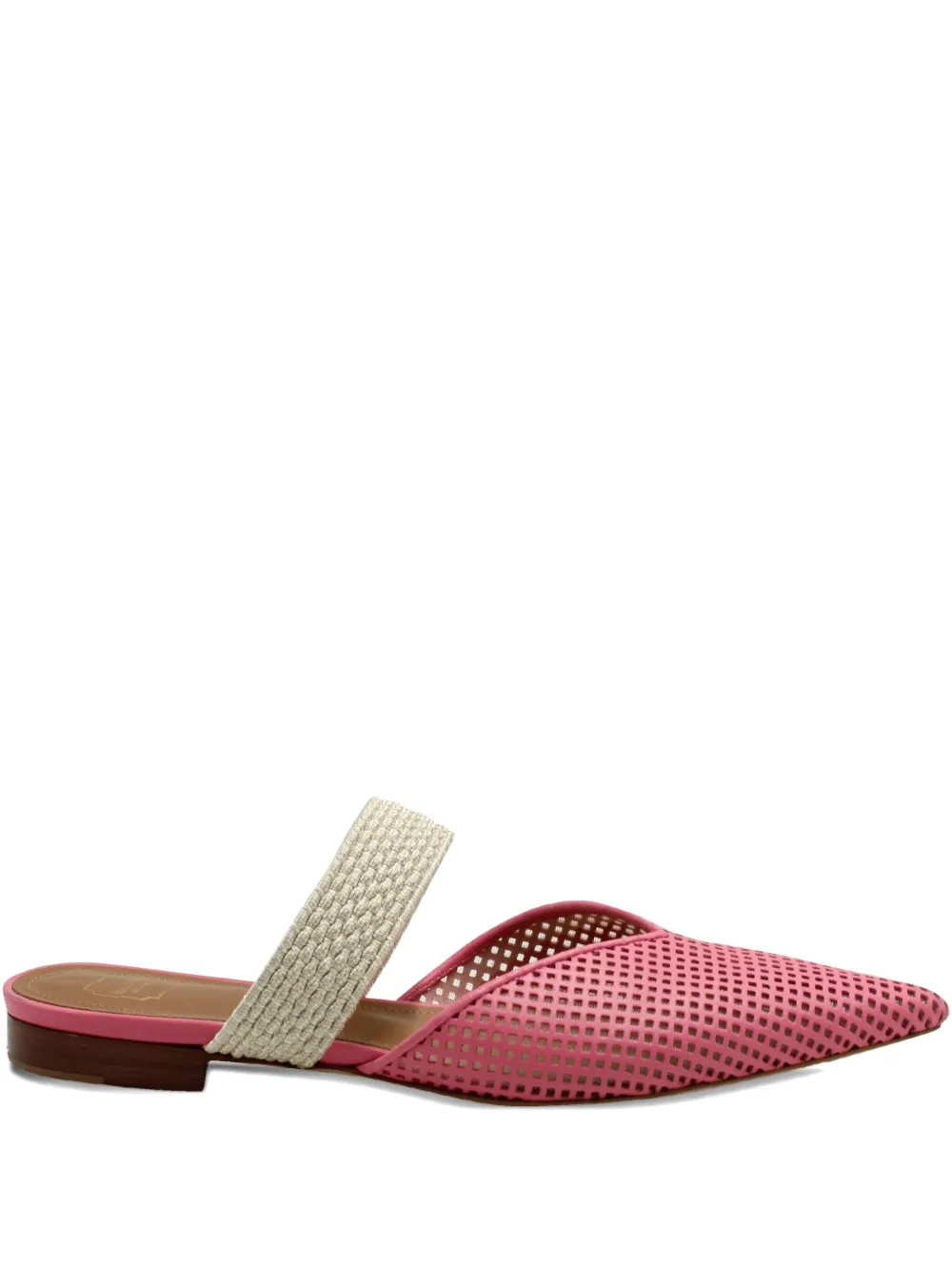 Pre-owned Malone Souliers Maisie Mules In Pink