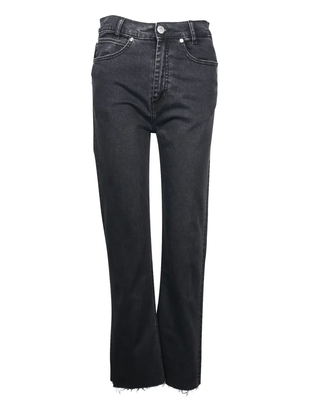 SANDRO raw-hem jeans | Black | Image 1