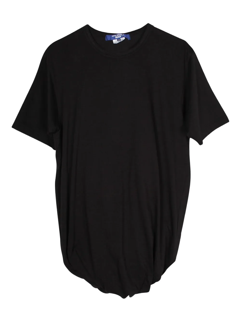 Junya Watanabe MAN gathered-detail T-shirt | Black | Image 1