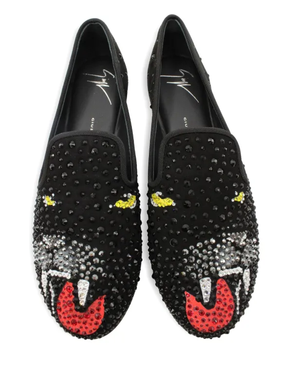 Giuseppe Zanotti Vintage パンサーローファー | ブラック | FARFETCH JP