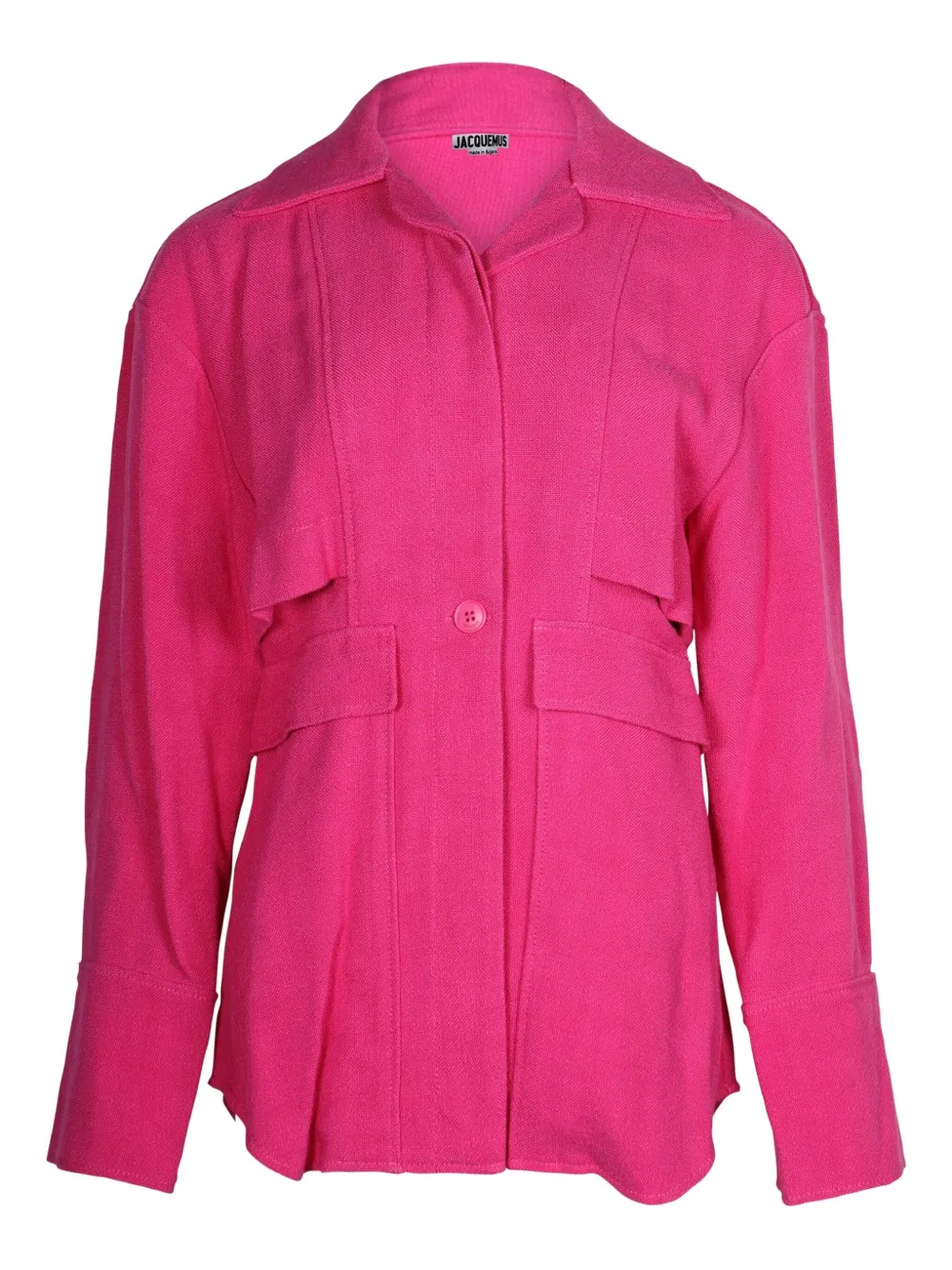 Pre-owned Jacquemus La Chemise Layered Button-down Shirt In Pink