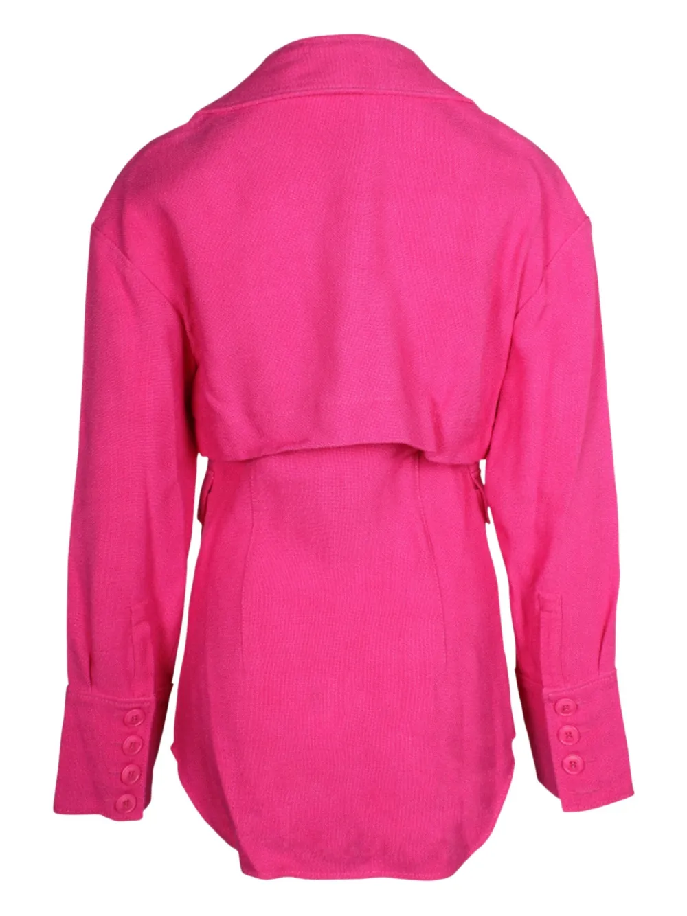 Pre-owned Jacquemus La Chemise Layered Button-down Shirt In Pink