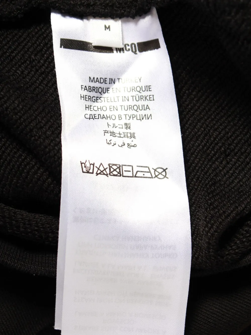 Pre-owned Alexander Mcqueen Cotton Sweatshirt In Black