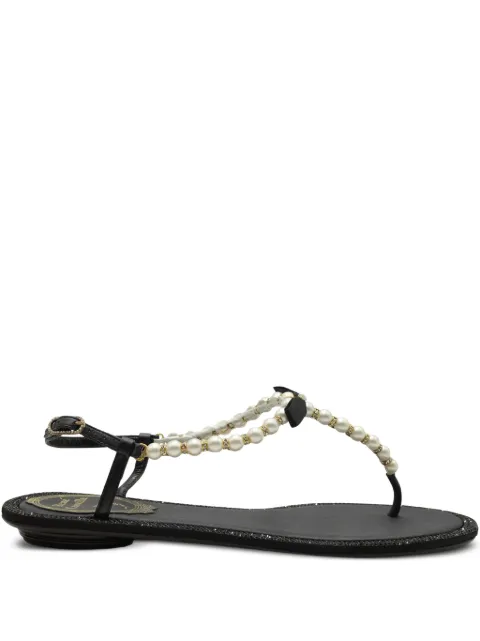 René Caovilla Pearly & Crystal sandals
