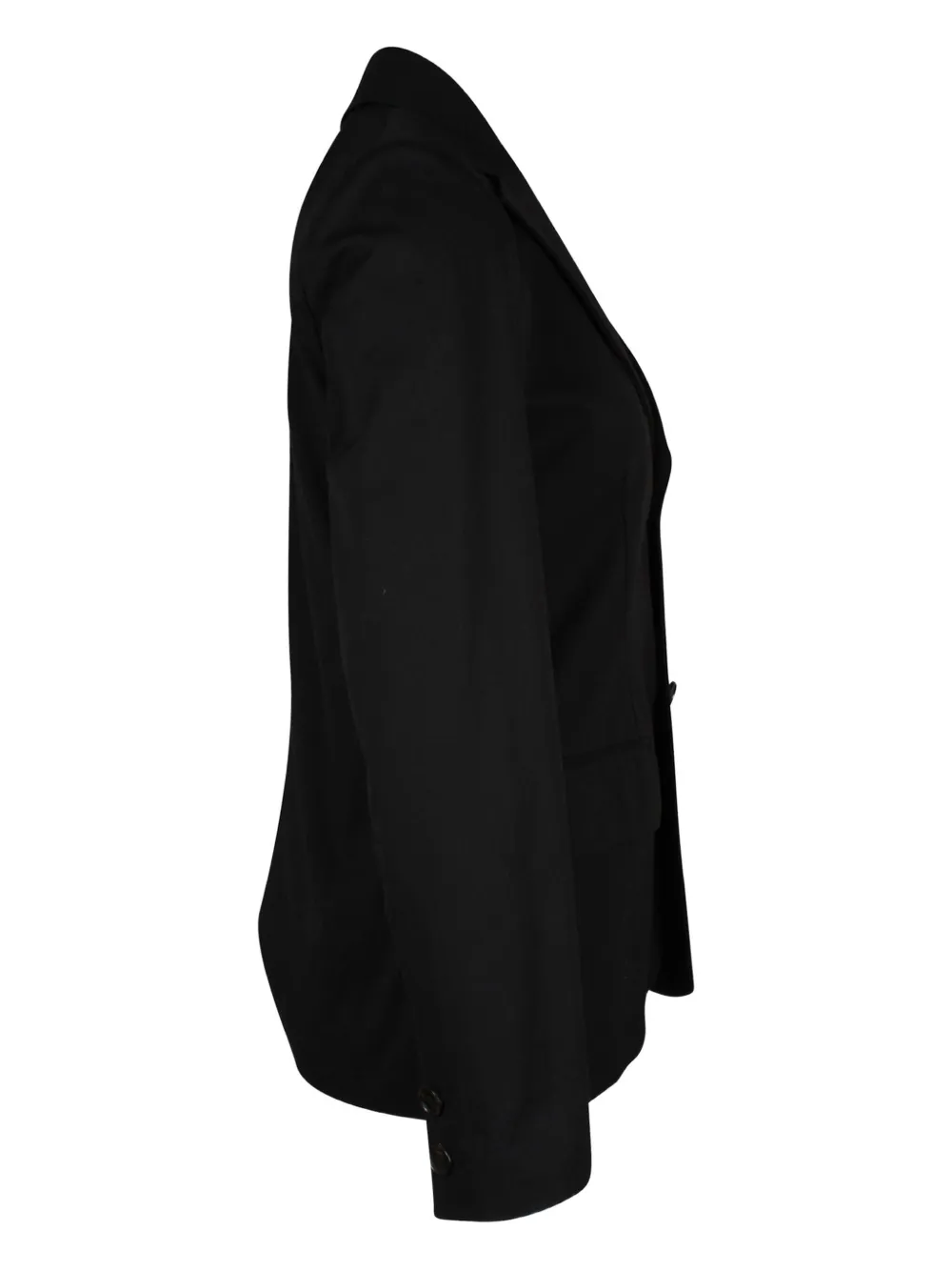 Pre-owned Apc Single-breasted Cotton Blazer In Black