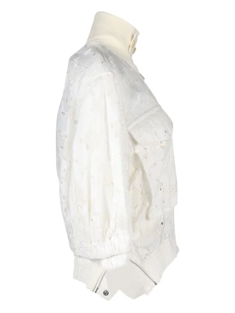 NIKE x SACAI lace bomber jacket
