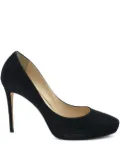 Jimmy Choo Pre-Owned suede platform heeled pumps - Black
