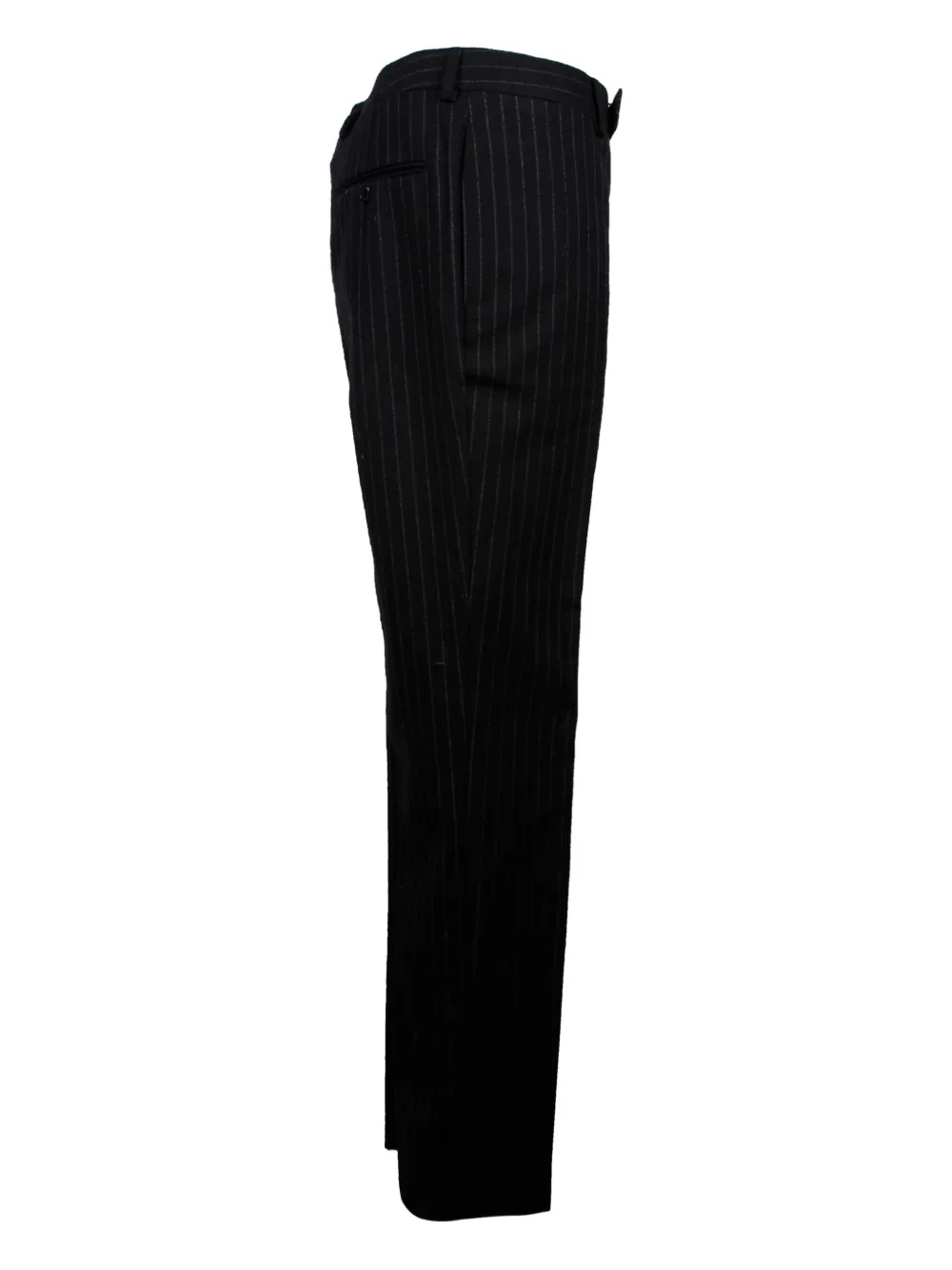  Saint Laurent Pre-owned Pinstripe Trousers - Black 