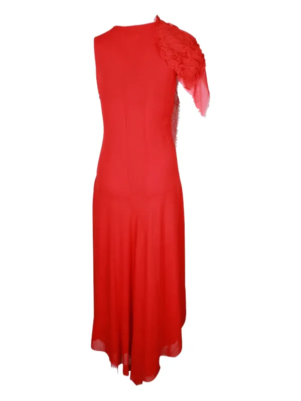 Robe Asymétrique Yohji Yamamoto Noire - Taille 3, Occasion En Très Bon état, Coupe Pull