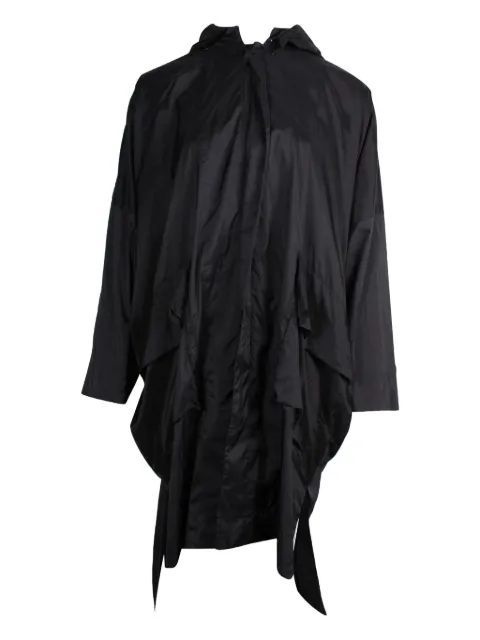 Issey Miyake Pre-Owned hooded raincoat