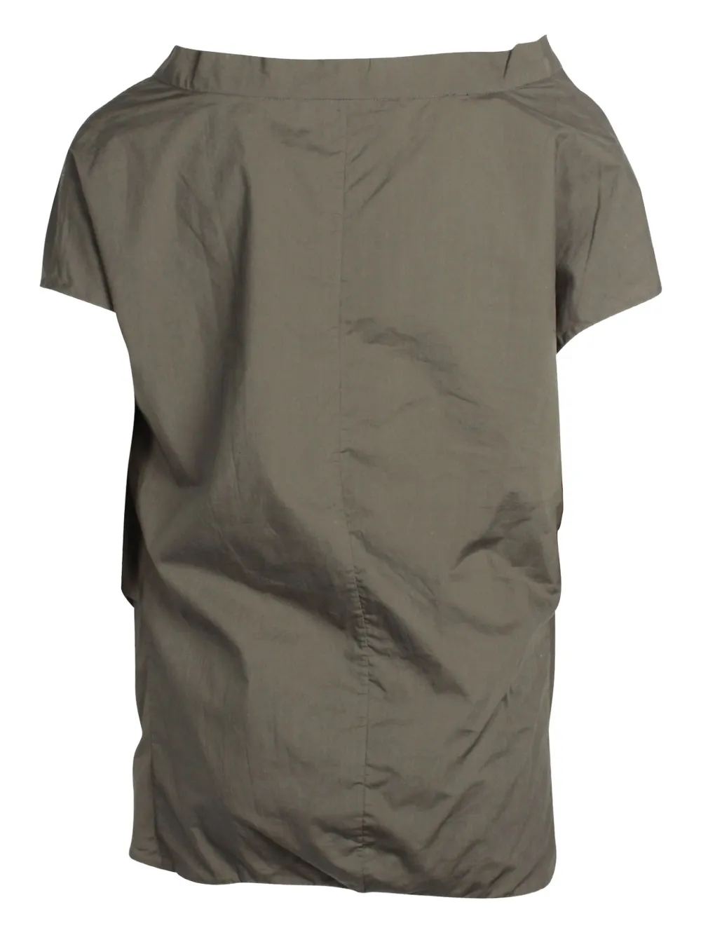 Pre-owned Marni Asymmetric Blouse In Green