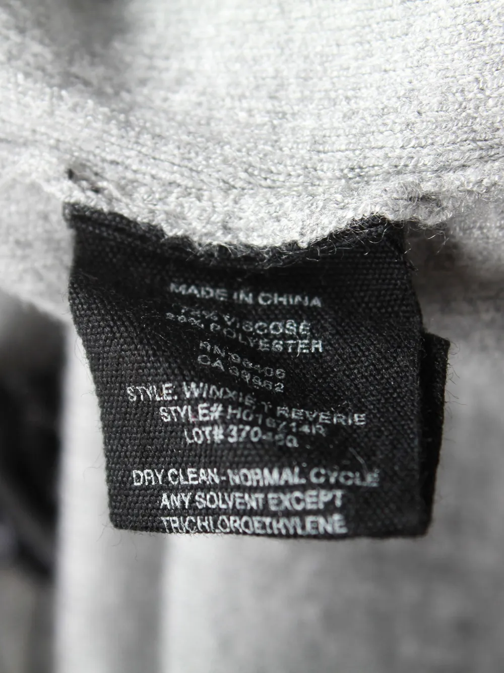 Pre-owned Theory Ribbed Cardigan In Gray