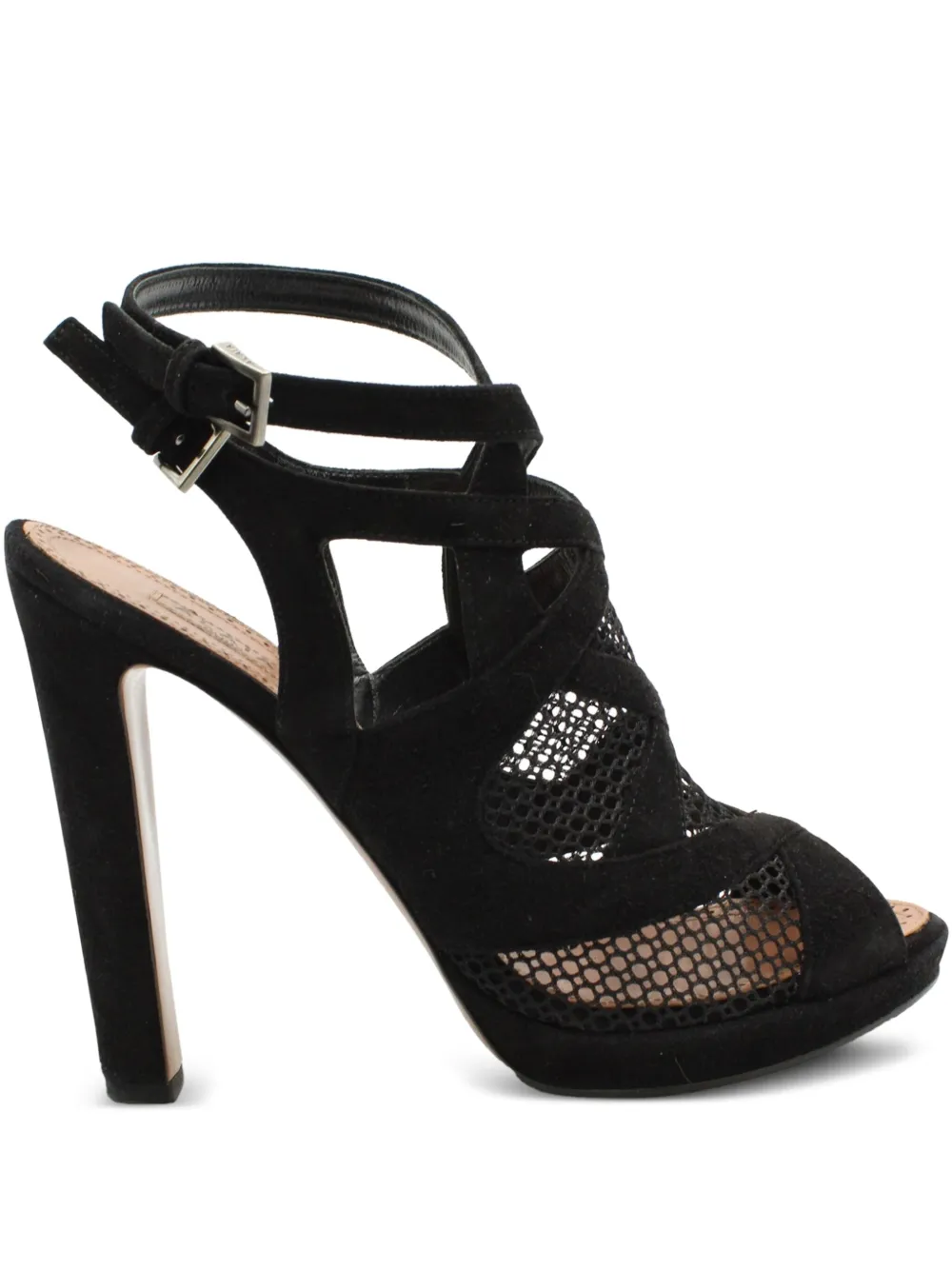 Alaïa Pre-Owned mesh platform sandals | Black | Image 1